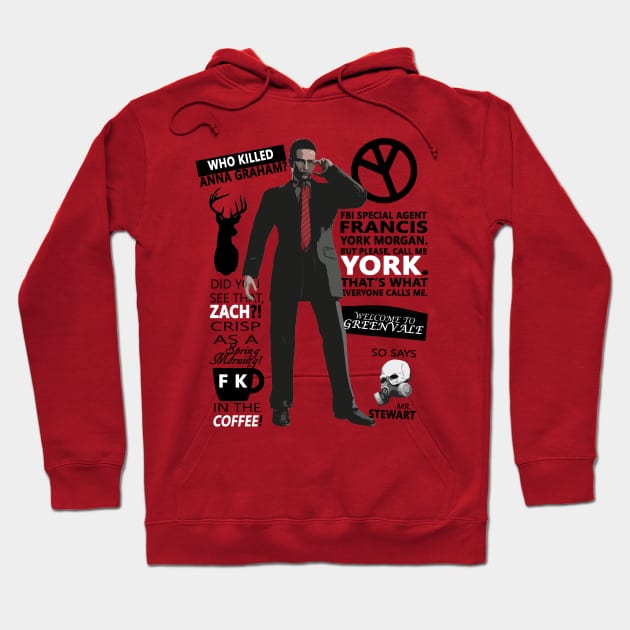 Deadly Premonition Hoodie by red-leaf